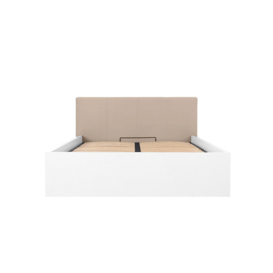 TETRIX bílá postel 160x200cm LOZ/160/B/T s čelem MODONE 9702