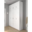 Šatní skříň SALEM 4D, bílá