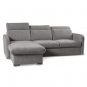 EMPIRIO rohová sedací souprava, univerzální, světle šedá