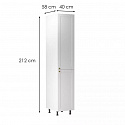 LINEA white spodní potravinová skříňka D40SP