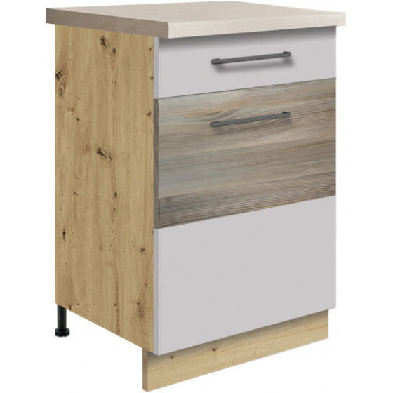 AMANDA latte spodní skříňka 4D "50" 