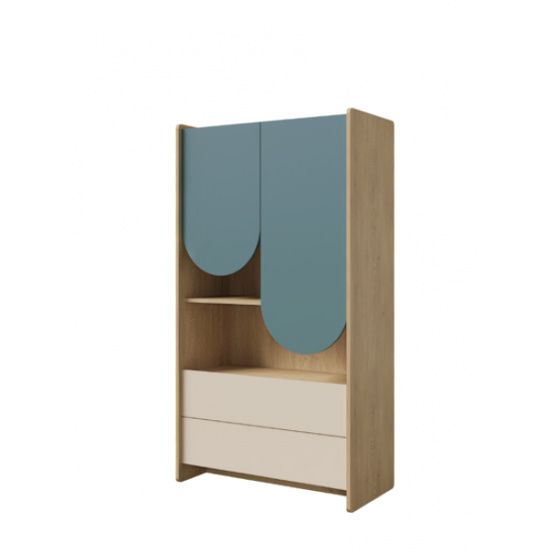 LEXI modrá regál 6