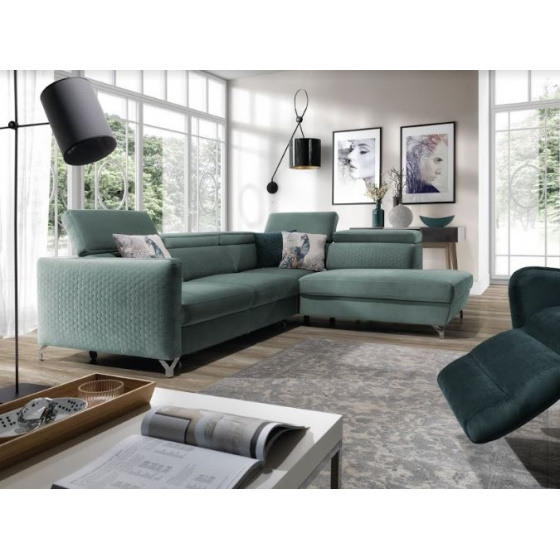 MAROZZO rohová sedací souprava, látka premium