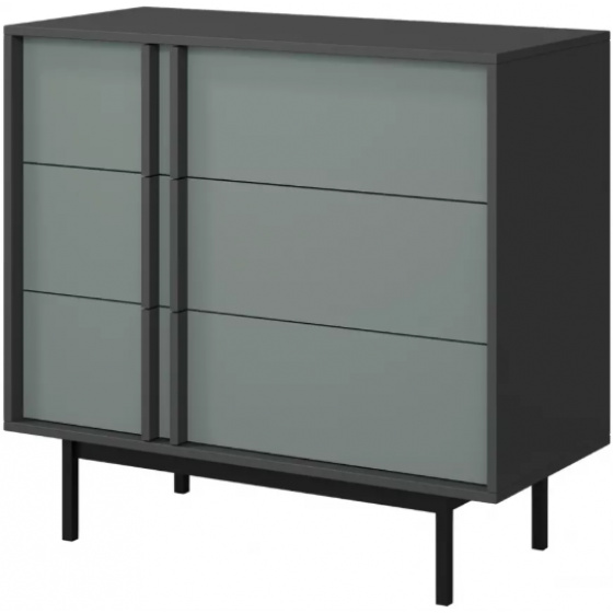 ALSY aloe 8 šuplíková komoda