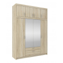 Šatní skříň SALEM 4D, dub sonoma