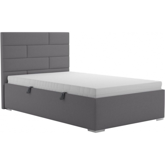 Postel TROJA,120x200cm, Aston 17, matrace NELLY plus