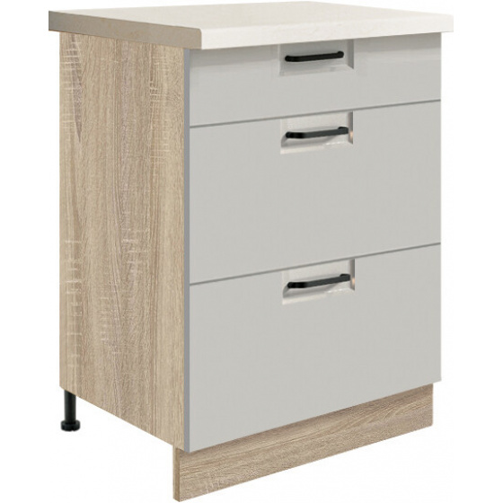 OLIVIA latté spodní skříňka 10D "60"