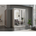 Šatní skříň MODIN 150 kašmír se zrcadly