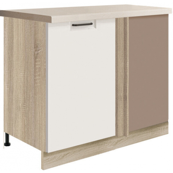 OLIVIA white spodní skříňka 24D levá