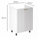 LINEA white spodní skříňka dřezová D60Z