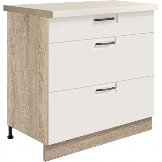 OLIVIA white spodní skříňka 22D "80" 