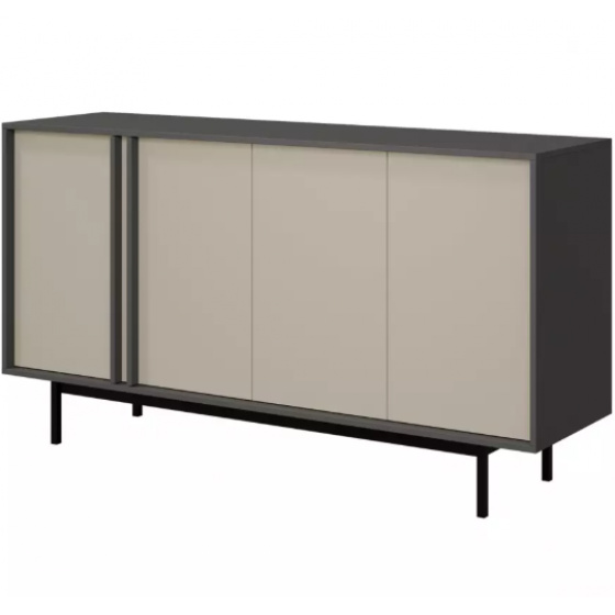 ALSY béžová 6 komoda