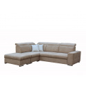 Rohová sedací souprava RAMON, světle hnědá