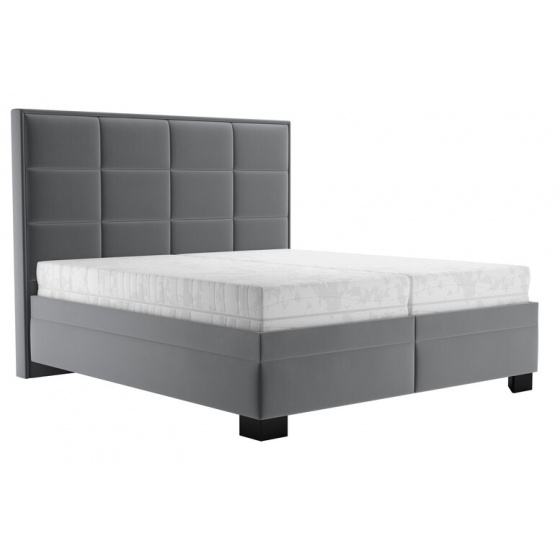 Postel SABRINA, 180x200cm, šedá