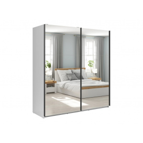 TETRIX bílá šatní skříň SZF/183/2M