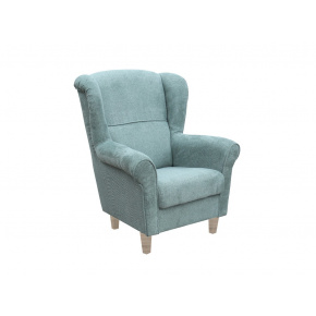 Křeslo ušák TRISTAN zelená