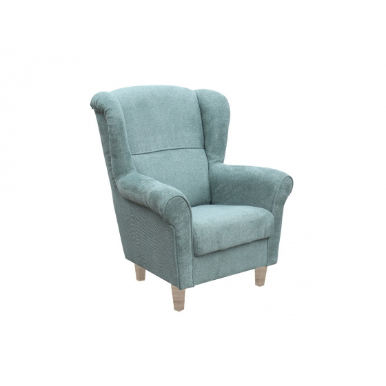 Křeslo ušák TRISTAN zelená