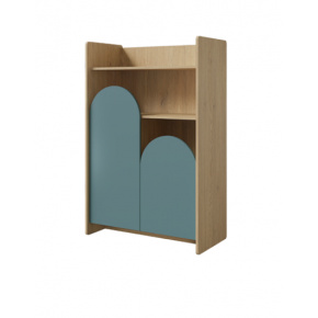 LEXI modrá regál 8