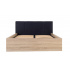 TETRIX dub sonoma postel 160x200cm LOZ/160/B/T s čelem SOLAR 99