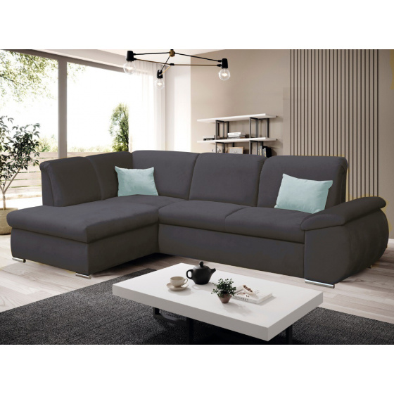 Rohová sedací souprava LEJLA, šedá
