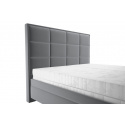 Postel SABRINA, 180x200cm, šedá